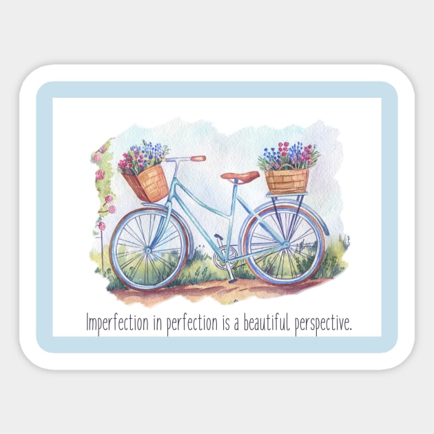 Imperfection Sticker by Ians Photos and Art